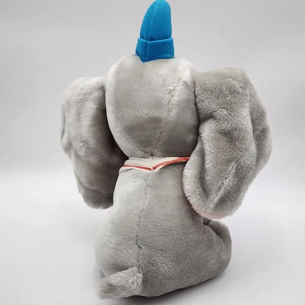 Vintage Dumbo Plush Walt‎ Disney Toy Stuffed Animal Doll Flying Elephant 13